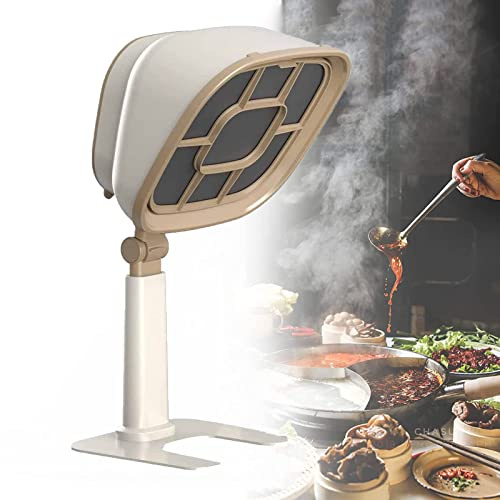 Desktop Cooker Hood, Small ​Household Range Hood, 66 ° Angle Adjustable, 6-Segment Height Adjustment, Easy to Clean, 3200 RPM Range ​Hood for Home, Kitchen, Hot Pot, BBQ