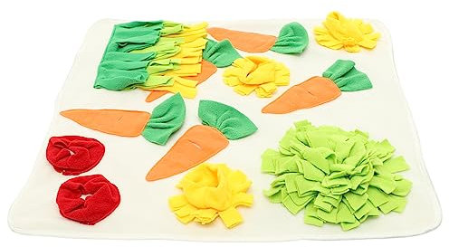 BCOATH Hasen Schnüffelmatte Futterversteck Kauspielmatte Aus Langlebigem Material Mit Rutschfestem Boden Für Kleine Haustiere Wie Kaninchen Und Meerschweinchen