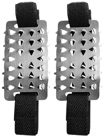 Mittelsohlen-Traktionsstollen,Überschuh-Mittelsohlen- - Edelstahl-Greifer, Schuhspikes, Griffe - Schnee-Traktionsstollen, Schuhspikes, Griffe zum Klettern, Joggen,