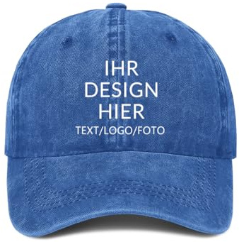 ERICAT personalisiert Cap personalisierte Basecap personalisiertes Baseball Cap mit Foto –selbst gestalten mit Ihrem Logo Kappe, Unisex-Trucker-Kappe Mesh Cap