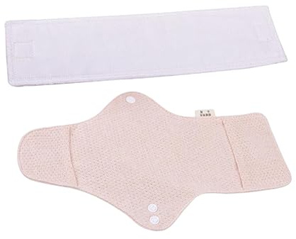 Vaguelly 2stücke Wiederverwendbare Stoffbinden Waschbare Menstruationspads Saugfähiger Bio-baumwolle Für Frauenpflege Und Tragbar