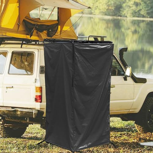 Cabine De Changement Portable, 180x100x100cm Tente De Douche Latérale Pour Véhicule Vestiaire, Tente De Changement Privative Légère, TenteDouche RV Latérale Pour Bateau Camping Jardin Et Randonnée