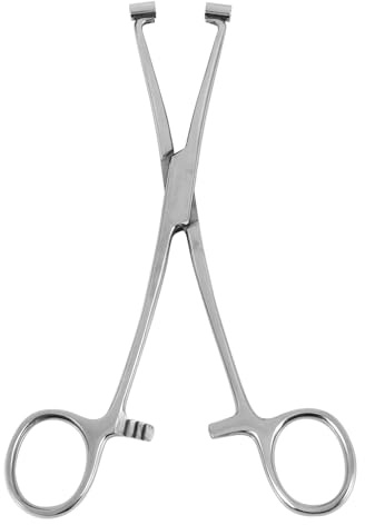 Myqqhbs Pince à Aiguille en Acier Inoxydable Septum Forcep, Outil de PerçAge Corporel Outil de Perforation Professionnel pour Sourcil Percé