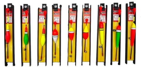 HAVIRI 9 Pièces Flotteur Peche Truite avec Plomb Ligne de Pêche et Hameçons Bouchon Peche Truite pour Poissons Communs Truites Anguilles Sandres Matériel de Pêche Accessoire Peche