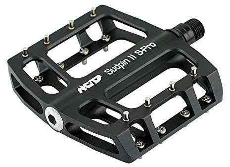 NC-17 Sudpin II S-Pro CNC Plattform Pedale/Fahrrad Pedal MTB/Mountainbike Pedal/BMX Pedal/Gleitlager und Kugellager/Cr-Mo Achse