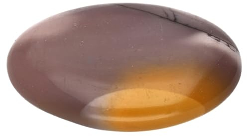 Mookait Edelstein Scheibenstein 3-5 cm + Edelsteinkarte | Handschmeichler Taschenstein Massagestein | Lebensquelle Plus
