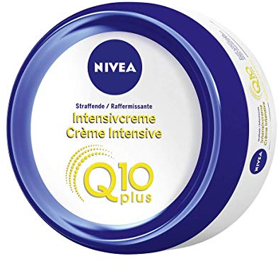 NIVEA Q10 Hautstraffende Intensivcreme für alle Hauttypen (300 ml), Körpercreme für Bauch, Beine und Po, intensiv straffende Feuchtigkeitscreme