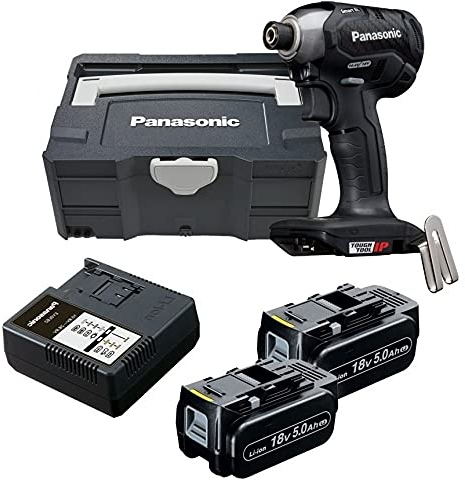 Panasonic EY76A1LJ2G 14,4-18V Li-Ion accu slagschroevendraaier set (2x 5.0Ah accu) in systainer - koolborstelloos