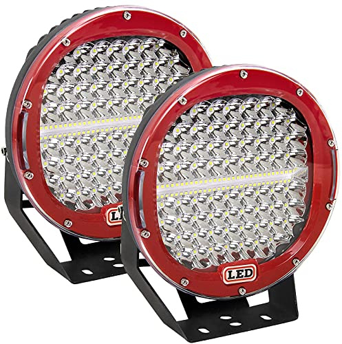 Willpower Led Arbeitsscheinwerfer Scheinwerfer 12V 24V 9 für Auto Traktor | 2x Zusatzscheinwerfer LED Pod Spot 294W, 6000K Weiß, IP67 Wasserdicht, Offroad Beleuchtung für ATV LKW KFZ Boot