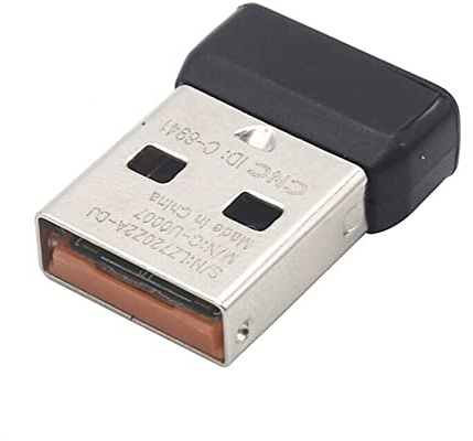 Generic Adaptador receptor inalámbrico USB compatible con Logitech M185, M950, M720, M325, M235, M705, ratón inalámbrico y teclado
