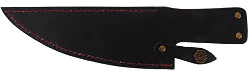 CALLARON 13 Leather Sheath for Chef Knife Cooking Cutter Protection Cover Knife Sleeves Portable Knife Case Safe Chef Knives Cover Chef Knife Holder for Kitchen Outdoor Camping(Random Style)