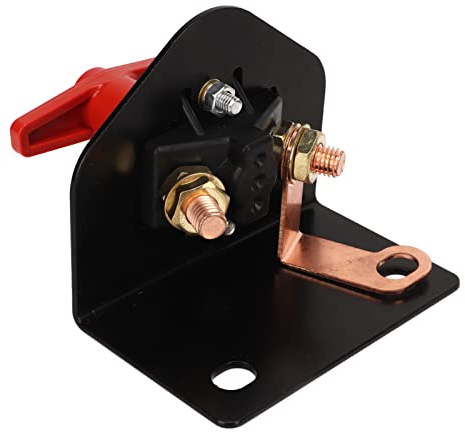 Batterieabschaltung, Yctze 12V-60V Batterietrennschalter mit Verriegelungsplatte 10mm Bolzen 300A Universal für RV Yacht
