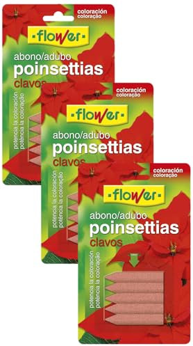 Flower Abono Clavos, 5 Unidades (Paquete de 3)