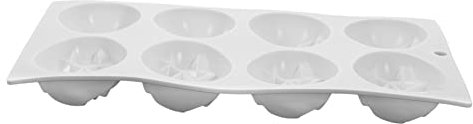 OUNONA Silicone Egg Mold Non-Stick Baking Fondant Mould DIY Cake Decorations Jelly Candy Moulds for Easter Parties