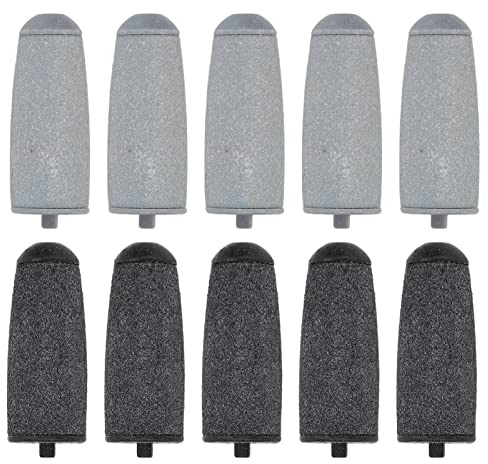 10 Stück Elektrische Fußschleifer-Ersatzköpfe, Professionelle Elektrische Fußfeilen-Ersatzrollen, Grobe und Feine Nachfüllköpfe, Zubehör für Elektrischen Fuß-Hornhautentferner