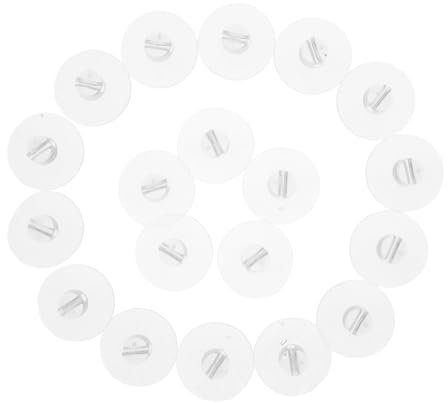 PartyKindom 20pcs Suction Cups for Windows Cable Clamp Suction Hooks Desk Cup Storage Rack