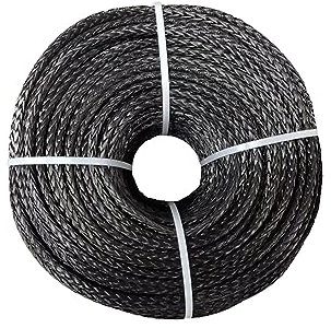 Corde de treuil Corde synthétique de treuil de 4mm X de 100m UHMWPE, câble, Ligne for la récupération de Bateau 4WD