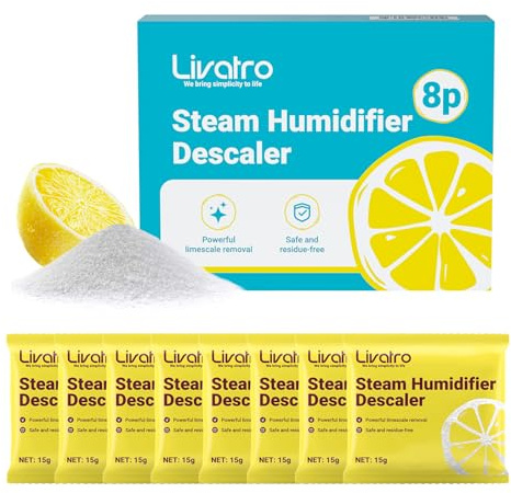 Citric Acid Cleaning – 8 Individually Wrapped Descalers for Humidifiers, Kettles & Distillers | Powerful Anti‑Limescale, Moisture‑Resistant & Eco‑Friendly
