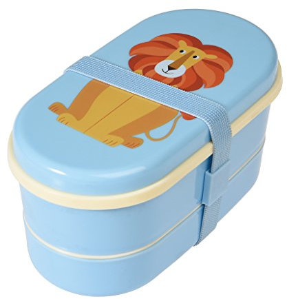 Dotcomgiftshop Lunchbox Bento Box mit Besteck Löwe