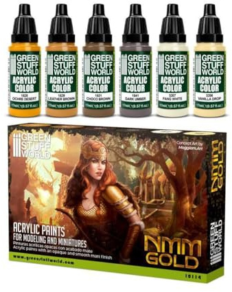 Green Stuff Paint Set - NMM Gold