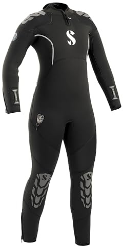 Scubapro EVERFLEX 7.5/5.0 STMR WN L-Naturkautschuk YULEX Atemregler für Kaltwassertauchen, Unisex, Erwachsene, Schwarz, L