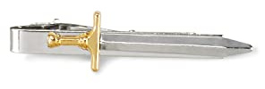 Two Tone Armour of God Sword Tiebar