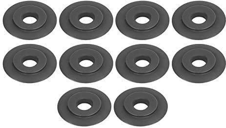 Cuchilla de repuesto para cortatubos de acero al manganeso, 10 unidades, diseño ultrafino, hoja de repuesto para cobre, aluminio y plástico, bicónica