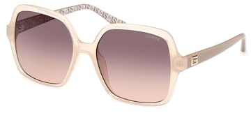 Guess GU7921-H Sonnenbrille, Damen, Shiny Beige (Beige), Einheitsgröße
