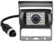 WNDUOKXH Caméra de recul CCD Robuste à 4 Broches, étanche, 18 caméras de recul, Camping-Car, Voiture, Vue arrière étanche, 24LED