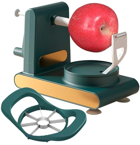 Apple Peeler - Hand-cranked Rotary Apple Peeler, Fruit and Vegetable Peeler, Fruit Corer Cutter and Peeling Machine for Kitchen, Potato Peeler Fruit Peeling Machine, Stainless Steel Kitchen Peeler