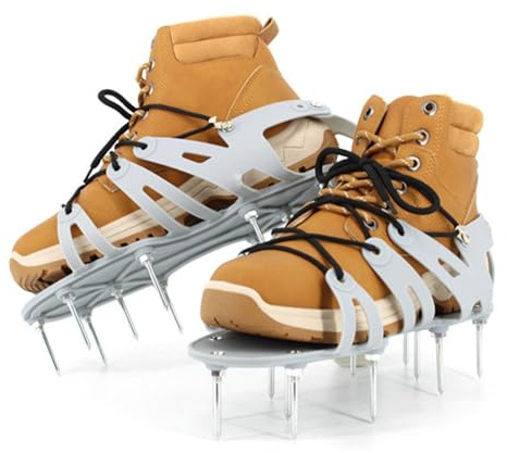 Lawn Aerator Spike Shoes,Lawn Aerator Spike Shoes Justerbart verktyg för | Luftningssko Gräsluftning Spike Jordluftning Trädgårdsvårdstillbehör Gräsvård Justerbara remmar