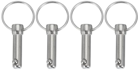 QUARKZMAN Schnellspannstift, Durchmesser 5/16 (8mm) Nutzlänge 0,83 (21mm) Gesamtlänge 2,28 (58mm) Bimini Top Pin Marine Hardware Kohlenstoffstahl für Bootszubehör, Packung mit 4