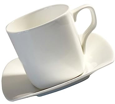 KOCKSHION Tazze Caffe in Ceramica Piattino Tazzine Caffe da Caffè Supporto Tazza Ceramica Vintage per Tè Caldo e Bevande