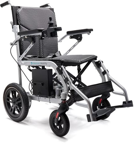 Discover Mobility Air Lite Electric Wheelchair Lightweight Powerchair 19.3KG (Silver)