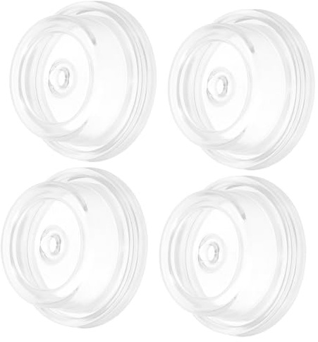 VALICLUD 4 Pièces Accessoires de Tire Lait Silicone Coupelles Manuelles Silicone Transparent Fournitures de Maternité