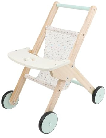 Toddler Push Walker | Kids Wood Learning Walker with Wheels - Interactive Educational Toys for Kids Boys Girls Birthday First Step Role Play Holiday Indoor Outdoor Yard Bedroom