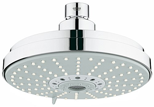 GROHE Rainshower Cosmopolitan 160 - Kopfbrause (wassersparend, 4 Strahlarten, Antikalk- System, langlebig), chrom, 27135000