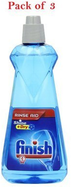 Finish Dishwasher Rinse Aid Pack of 3-552957 - Packaging May Vary