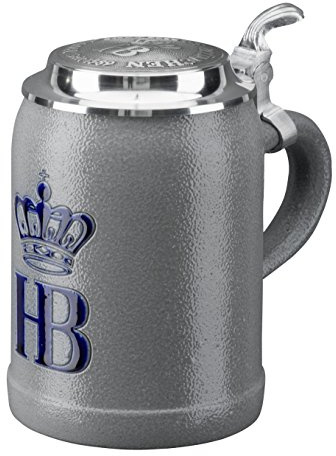 HB Hofbräuhaus München Bierkrug Hofbräuhaus München HB Krug Salzglasur 0,5 Liter King Werk KI 1000068