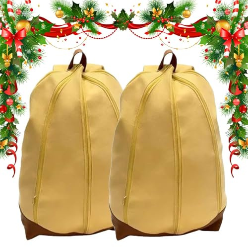 Frenaki Bananenförmige Tasche, lustiger, kreativer Bananen-Rucksack, niedlicher Rucksack in Fruchtform,waschbare Canvas-Taschen (2pc)