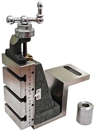Mini diapositiva verticale montata su piastra angolare tipo Z -Direct Fit per mini tornio (senza morsetto)