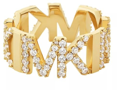 Michael Kors - Premium goldfarbene Messingringe für Damen MKJ7961710;6