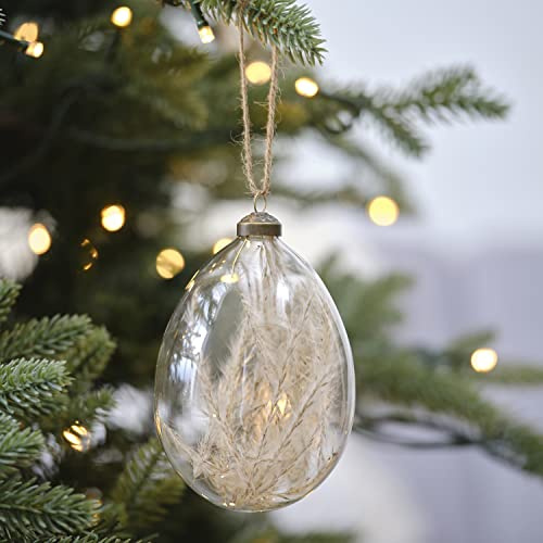 2 Weihnachtskugeln Pampas