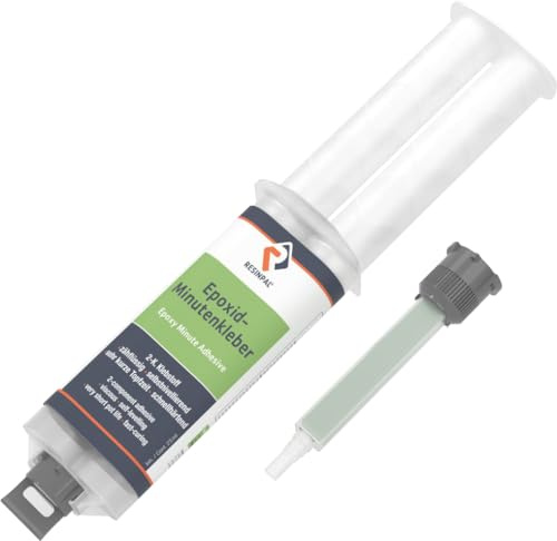 RESINPAL Epoxyd Minutenkleber | 2K-Epoxidkleber | Hochfest | Montagekleber |