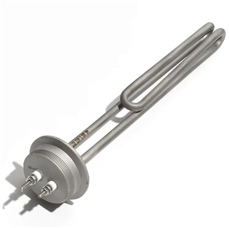 nmbhus Thermoplongeur Électrique À Bride De 2 Pouces, Diamètre Extérieur 64mm, 2,5 KW/3,5 KW, Élément Chauffant Incurvé en U for Brassage De l'eau (Size : B, Color : 3500W)