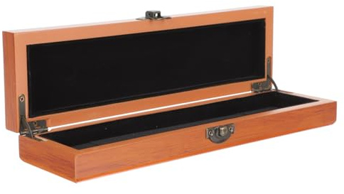 Vaguelly Mundharmonika Aufbewahrungsbox mit Flexiblem Deckel und Einfachem Öffnungsmechanismus als Tragbare Mundharmonika Etui für 24-loch Modelle