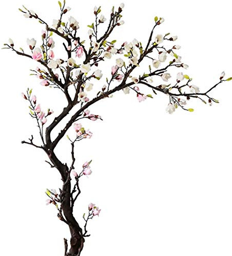 ASumPio Künstlicher Baum, Magnolie, Seidenblumen, Kunstbaum, Topfornamente, Großer Kunstblumenbaum Für Den Innen- Und Außenbereich, Zuhause, Büro, Kunstpflanzen,