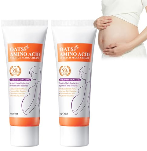 2PCS Crème pour le corps hydratant, Mosturising Crème Hydratante Corps, Hydratant corporel avec avoine, Crème hydratante pour peau sèche et sensible