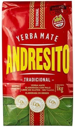 Andresito Traditionnel 1000g | Yerba Maté d'Argentine | Thé en vrac avec tiges