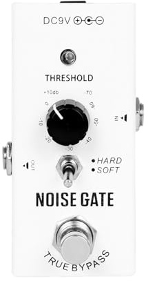 Effektpedal, Geräuschunterdrückung, Gitarren-Effektpedal, Gehäuse aus Aluminiumlegierung, True Bypass für Gitarre, Bass, Effektpedal